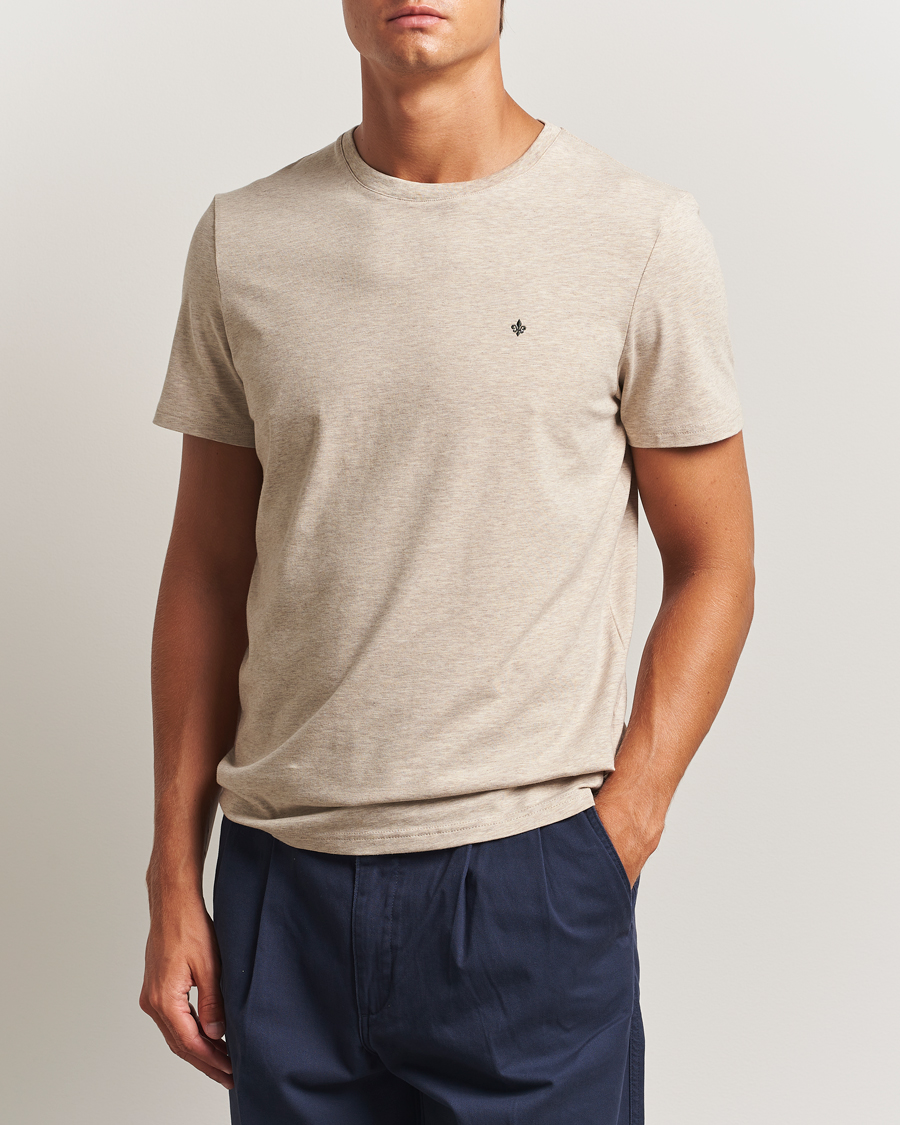 Herr | T-Shirts | Morris | James Crew Neck T-Shirt Khaki