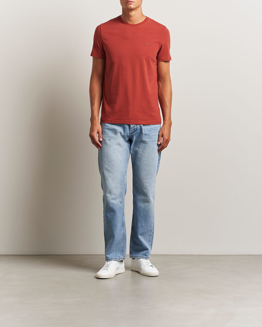 Herr | T-Shirts | Morris | James Crew Neck T-Shirt Red