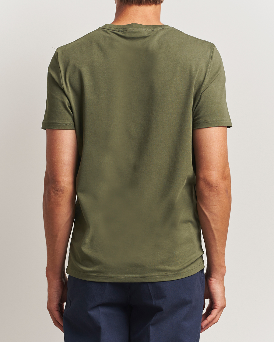 Herr | T-Shirts | Morris | James Crew Neck T-Shirt Olive