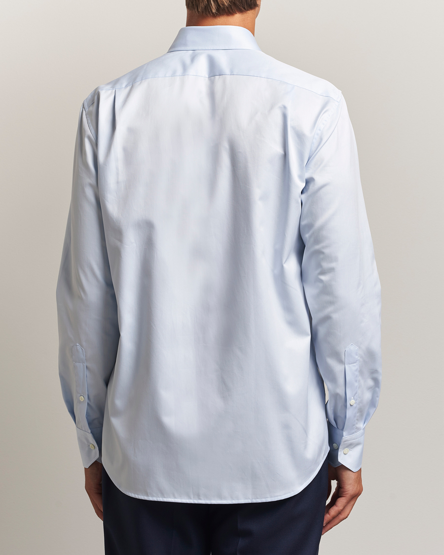 Herr | Skjortor | Stenströms | Regular Fit Cotton Twill Shirt Blue