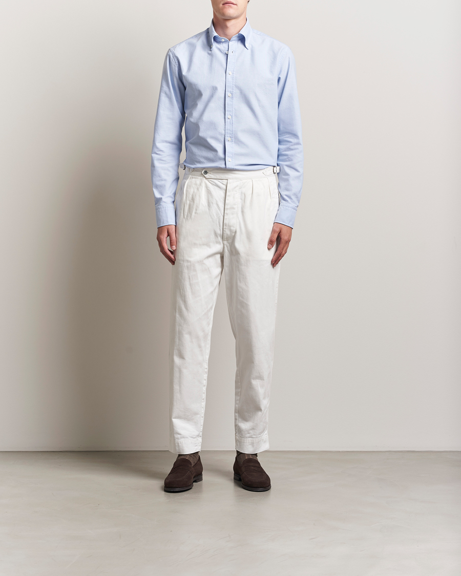 Herr | Skjortor | Stenströms | Regular Fit Oxford Shirt Light Blue