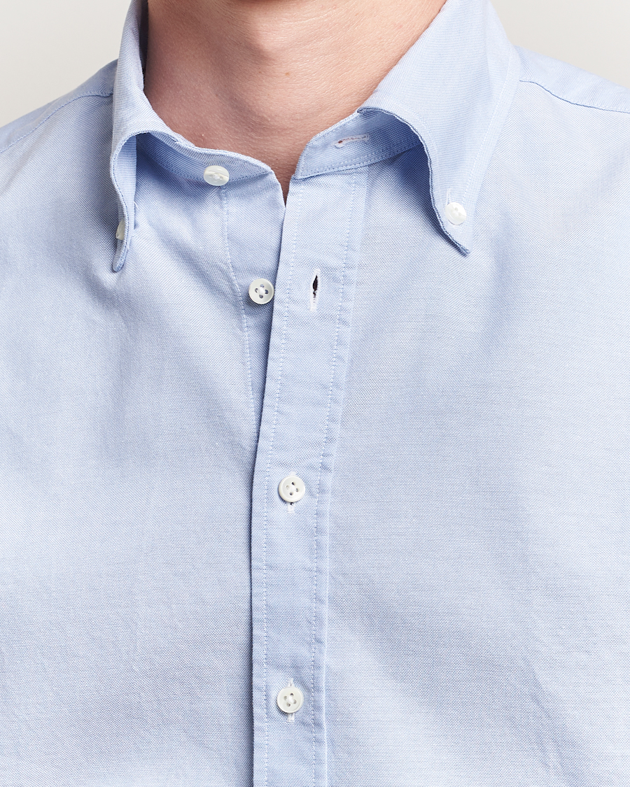 Herr | Skjortor | Stenströms | Regular Fit Oxford Shirt Light Blue