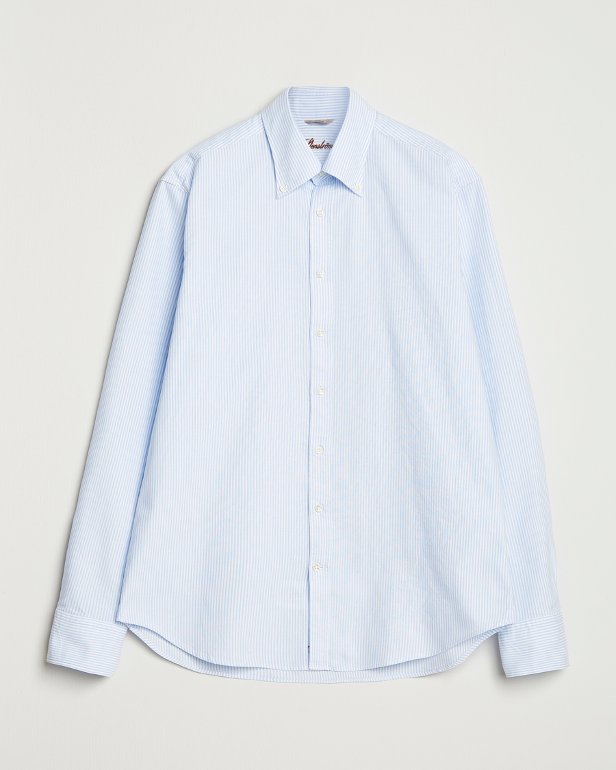 Herr | Skjortor | Stenströms | Regular Fit Oxford Shirt Blue/White