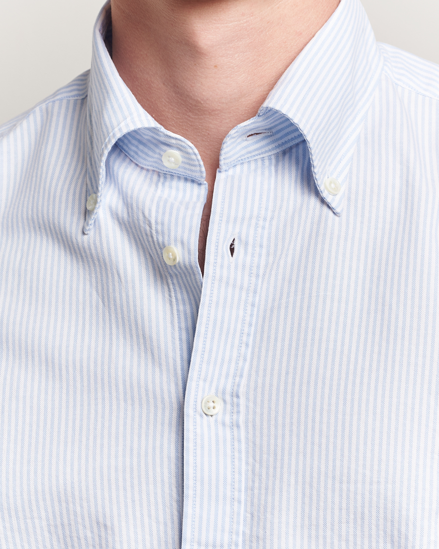 Herr | Skjortor | Stenströms | Regular Fit Oxford Shirt Blue/White