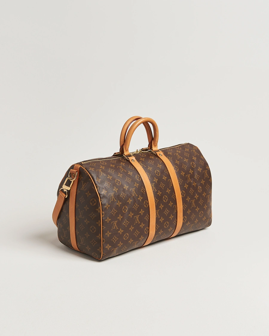 Herr | Pre-Owned & Vintage Bags | Louis Vuitton Pre-Owned | Keepall Bandoulière 45 Monogram