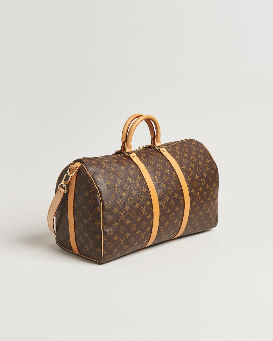 Herr | Pre-Owned & Vintage Bags | Louis Vuitton Pre-Owned | Keepall Bandoulière 50 Monogram