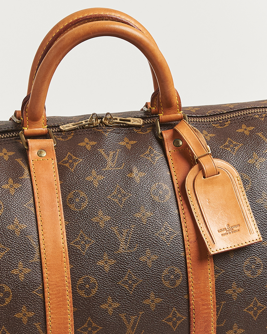 Herr | Pre-Owned & Vintage Bags | Louis Vuitton Pre-Owned | Keepall Bandoulière 55 Monogram