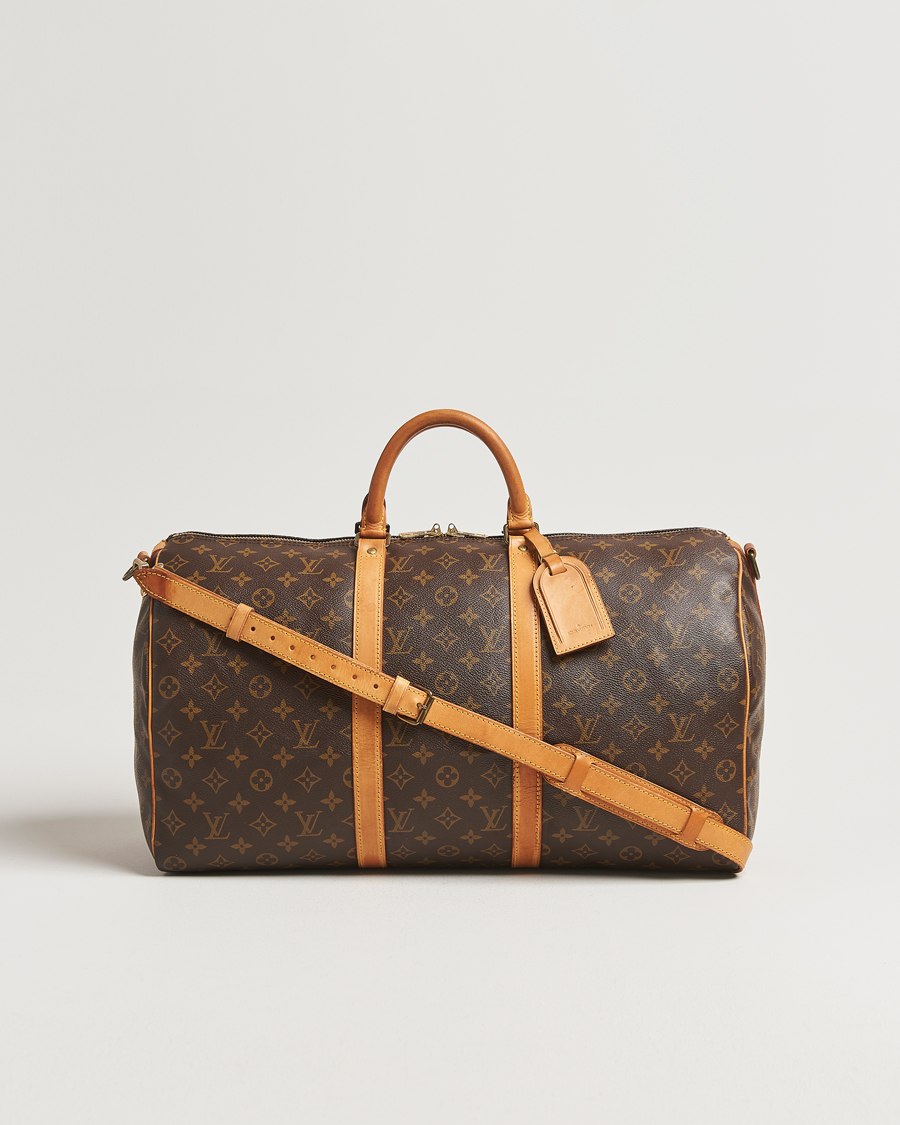 Herr | Pre-Owned & Vintage Bags | Louis Vuitton Pre-Owned | Keepall Bandoulière 50 Monogram