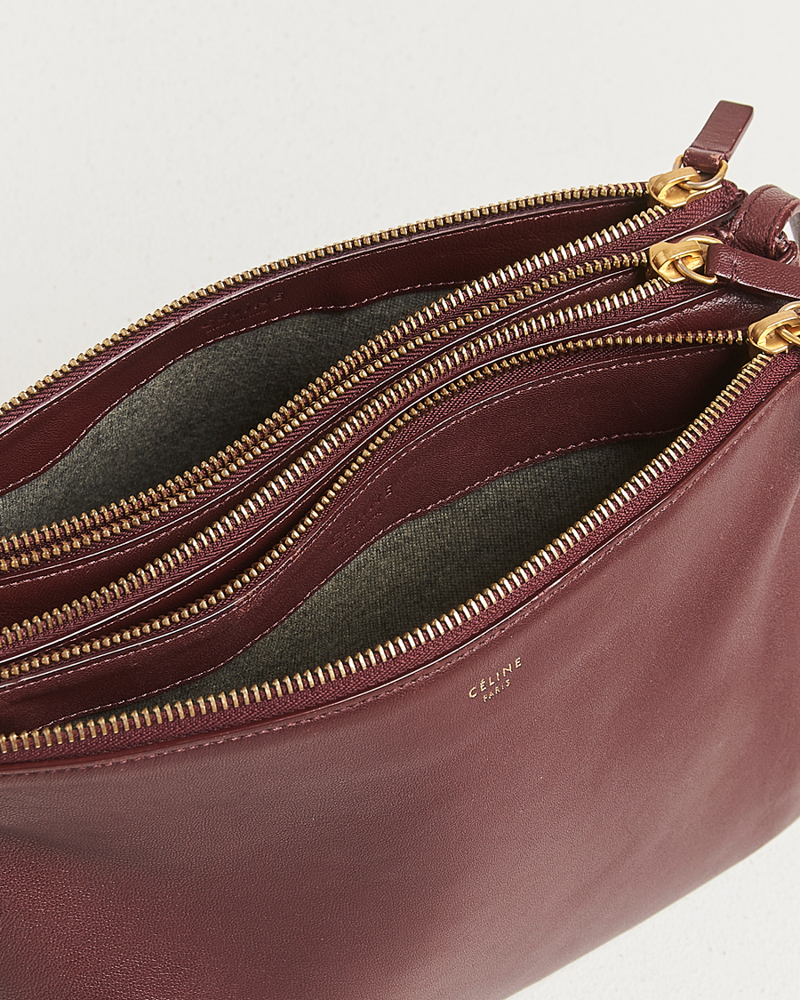 Herr | Gifts for Her | Celine Pre-Owned | Trio Bag Medium Bordeaux