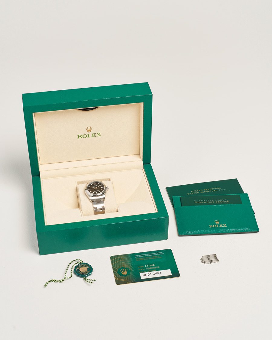 Herr | Rolex Pre-Owned Oyster Perpetual 31 Black | Rolex Pre-Owned | Oyster Perpetual 31 Black