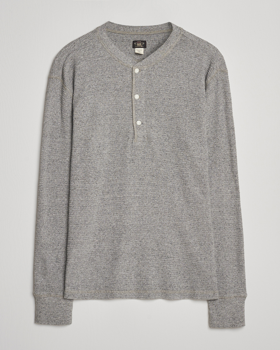Herr | Tröjor | RRL | Long Sleeve Henley Grey
