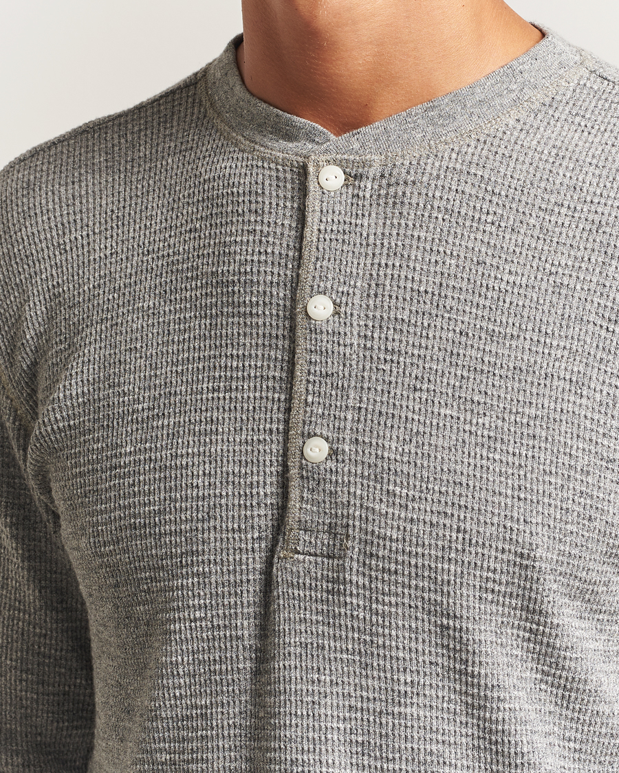 Herr | Tröjor | RRL | Long Sleeve Henley Grey