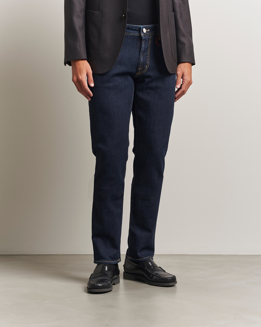 Herr | Byxor | Tramarossa | Michelangelo Stretch Jeans Blue Raw