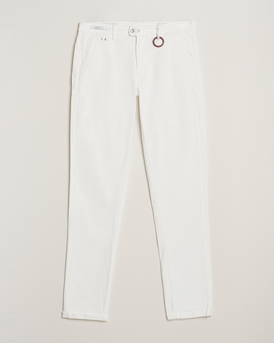 Herr | Jeans | Tramarossa | Luis Superstrech Cotton Chino White