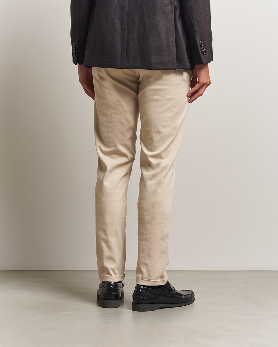 Herr | Byxor | Tramarossa | Luis Superstrech Cotton Chino Beige