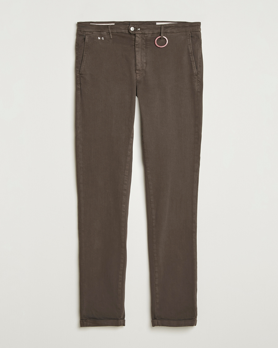 Herr | Jeans | Tramarossa | Luis Superstrech Cotton Chino Brown