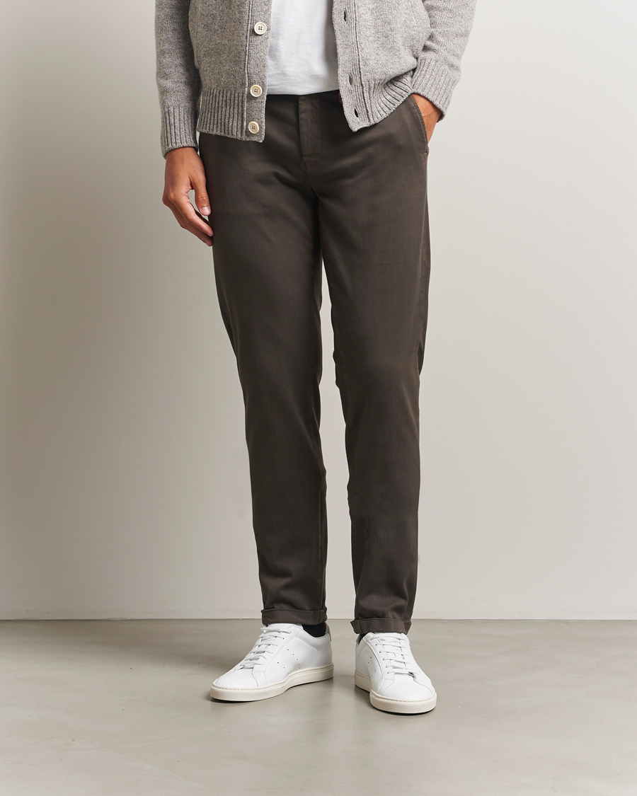 Herr | Jeans | Tramarossa | Luis Superstrech Cotton Chino Brown