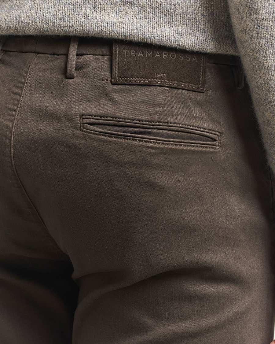 Herr | Jeans | Tramarossa | Luis Superstrech Cotton Chino Brown