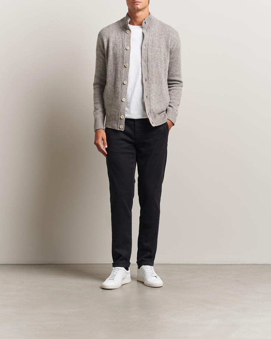 Herr | Jeans | Tramarossa | Luis Superstrech Cotton Chino Black