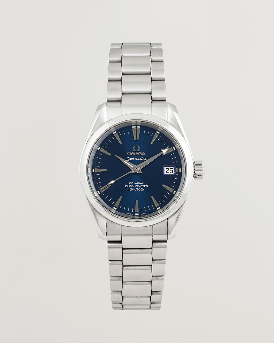 Herr | Pre-Owned & Vintage Watches | Omega Pre-Owned | Seamaster Aqua Terra 150M Blue
