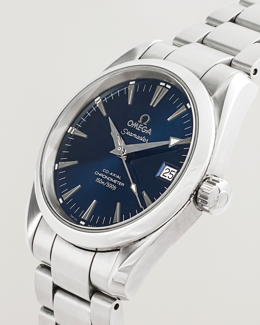 Herr | Pre-Owned & Vintage Watches | Omega Pre-Owned | Seamaster Aqua Terra 150M Blue