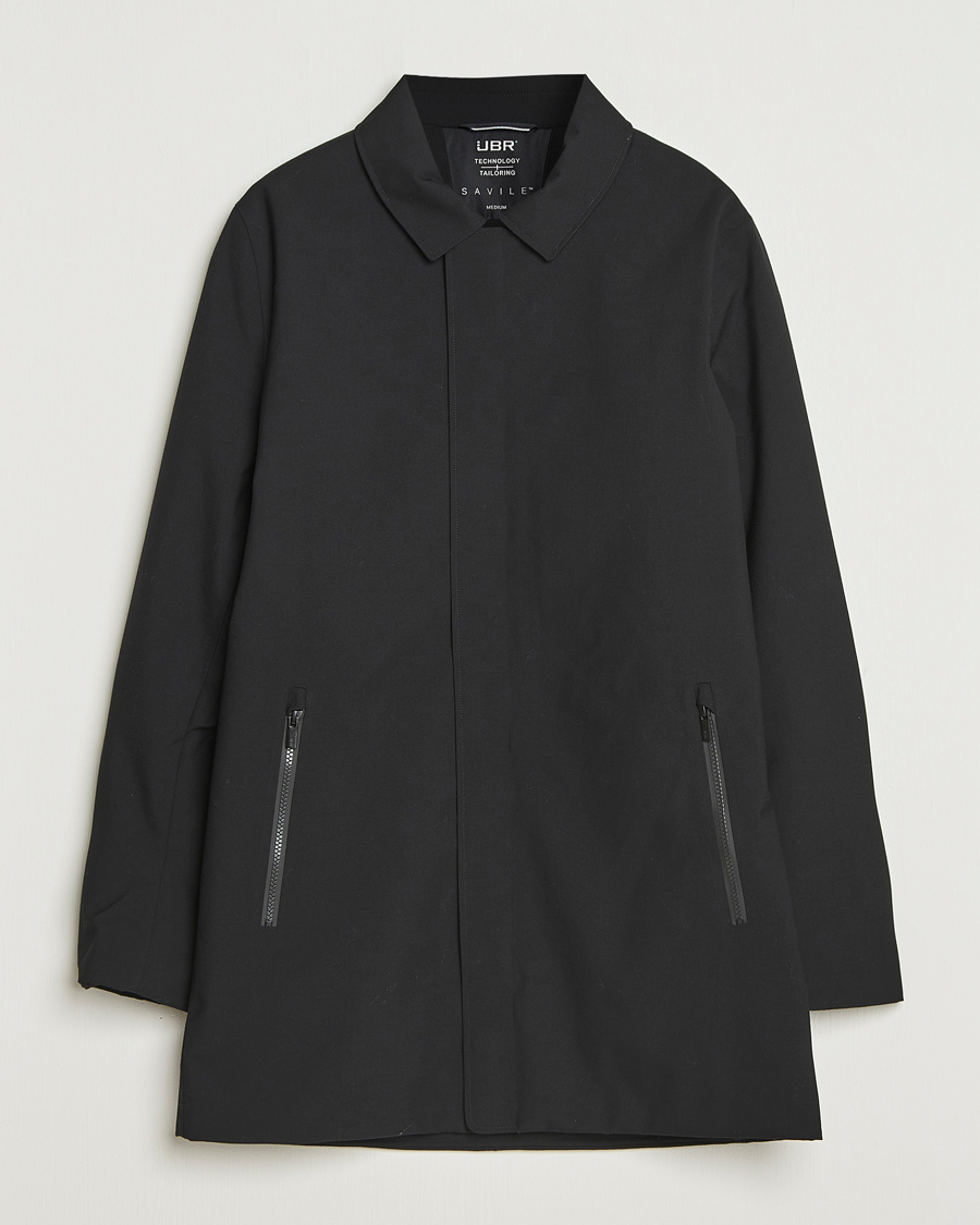 Herr | Jackor | UBR | Regulator Coat Savile Black Wool