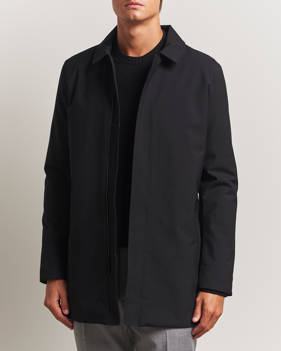 Herr | Jackor | UBR | Regulator Coat Savile Black Wool
