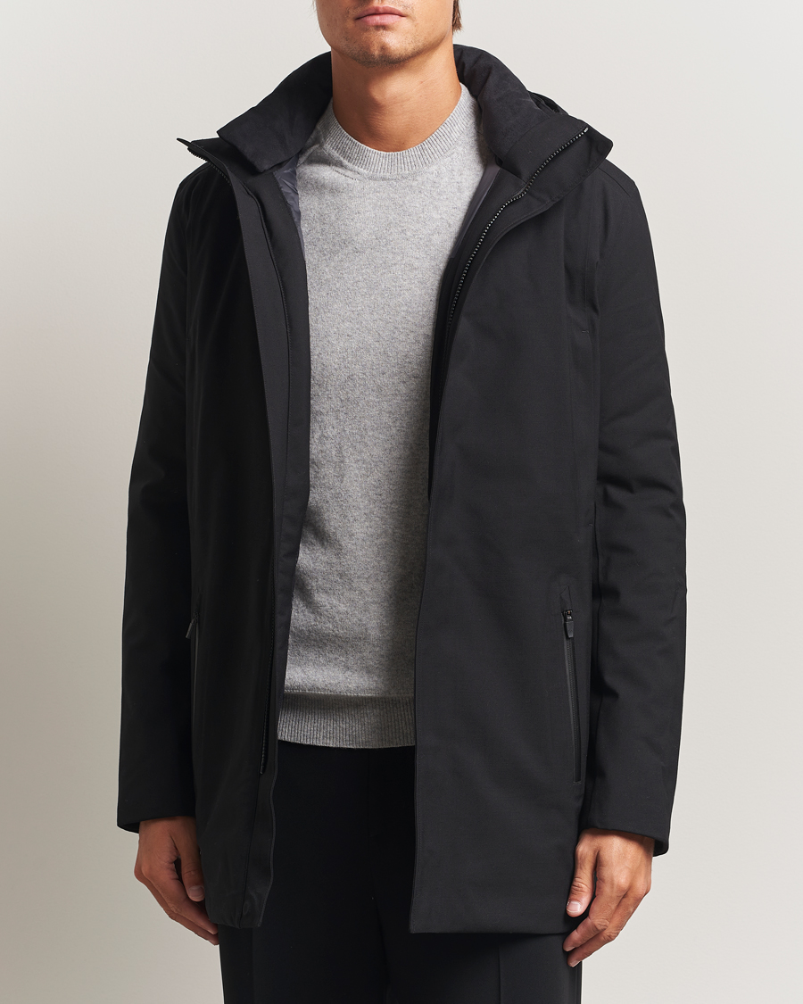 Herr | Jackor | UBR | Regulator Parka Savile Black Wool