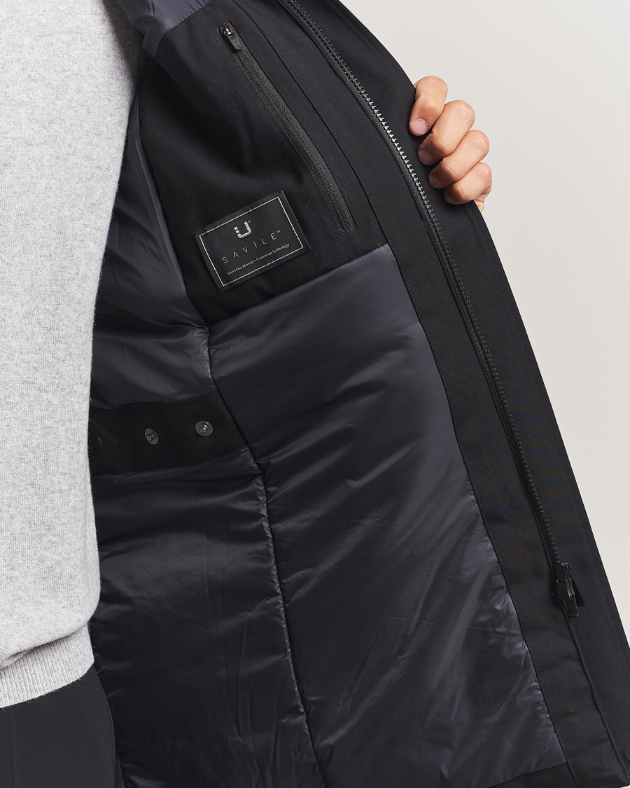 Herr | Jackor | UBR | Regulator Parka Savile Black Wool