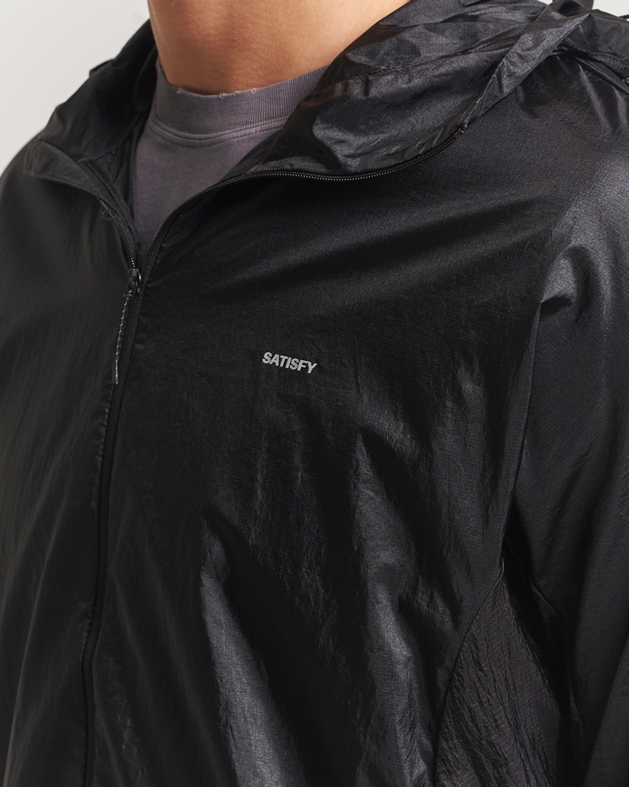 Herr | Jackor | Satisfy | Pertex Diamond Fuse Windbreaker Black