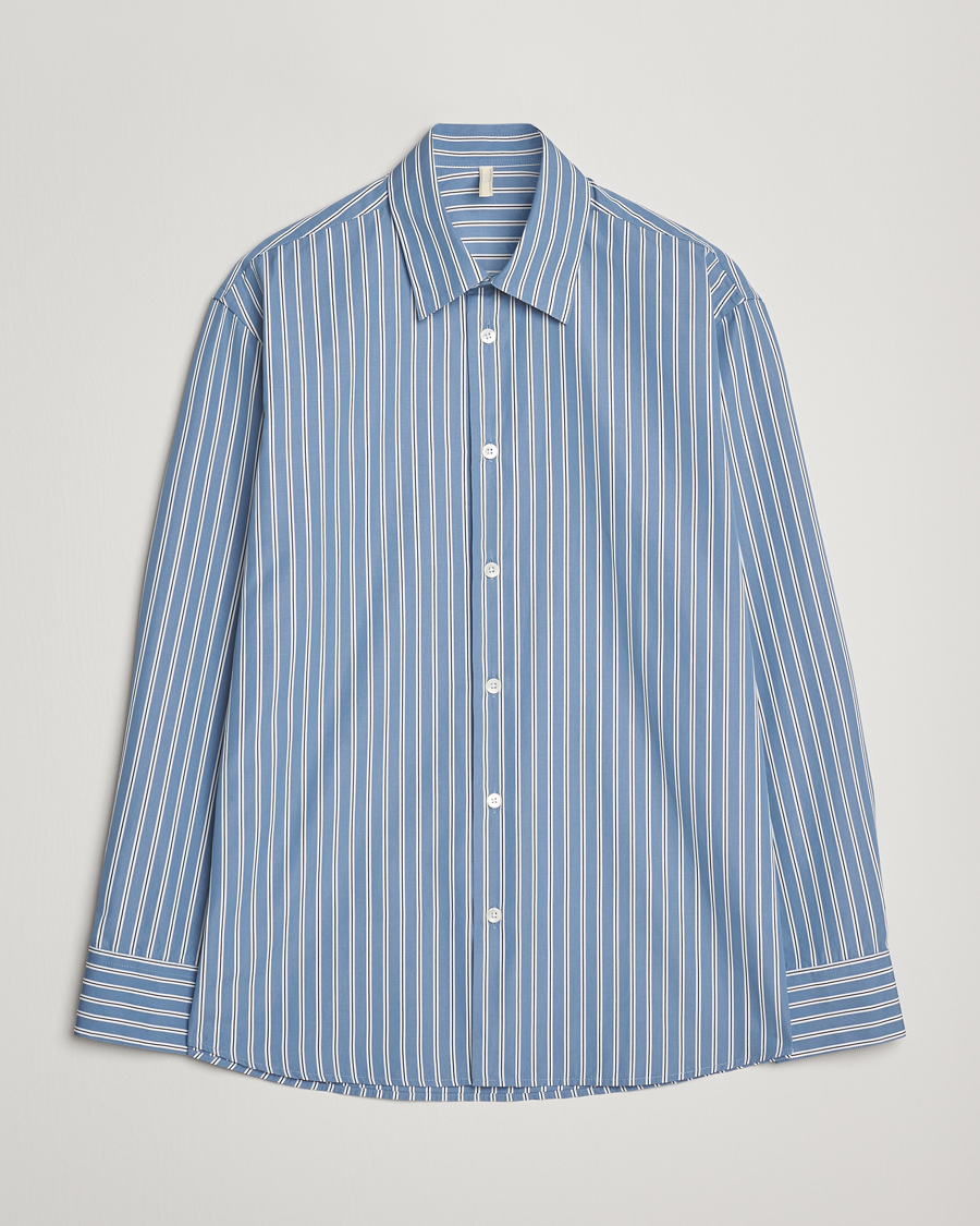 Herr | Skjortor | Sunflower | Day Shirt Blue Stripe