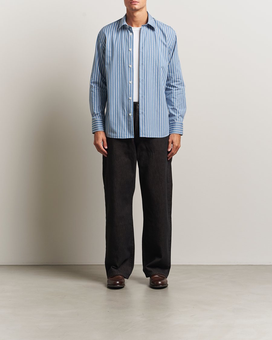 Herr | Skjortor | Sunflower | Day Shirt Blue Stripe