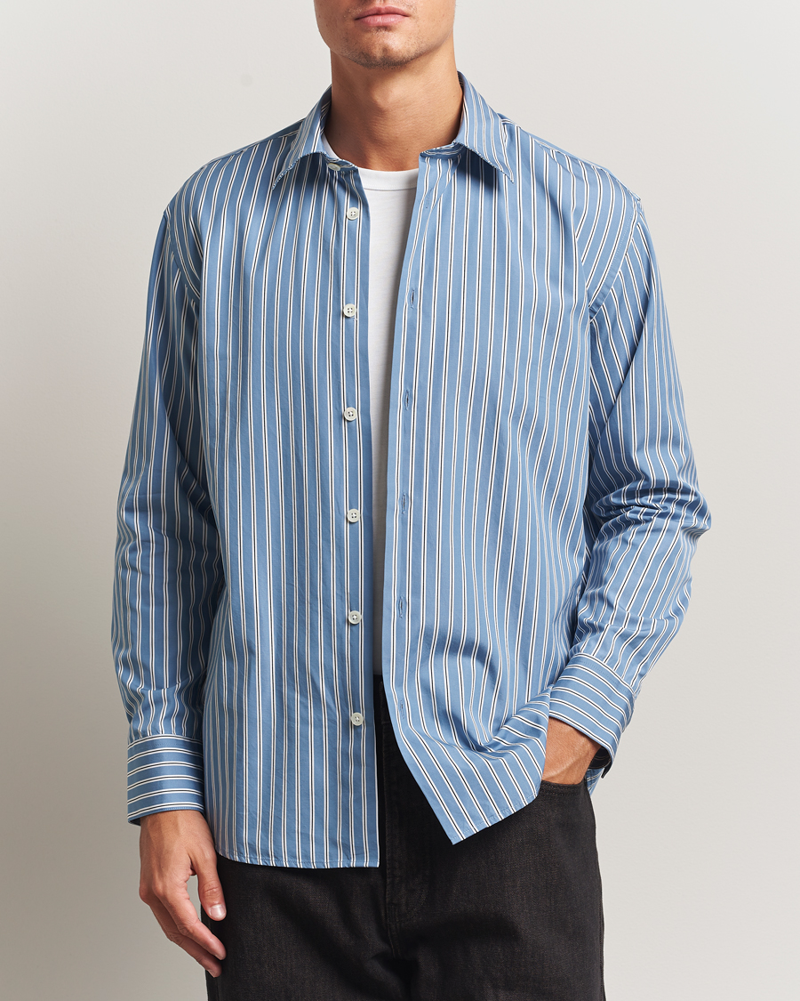 Herr | Skjortor | Sunflower | Day Shirt Blue Stripe