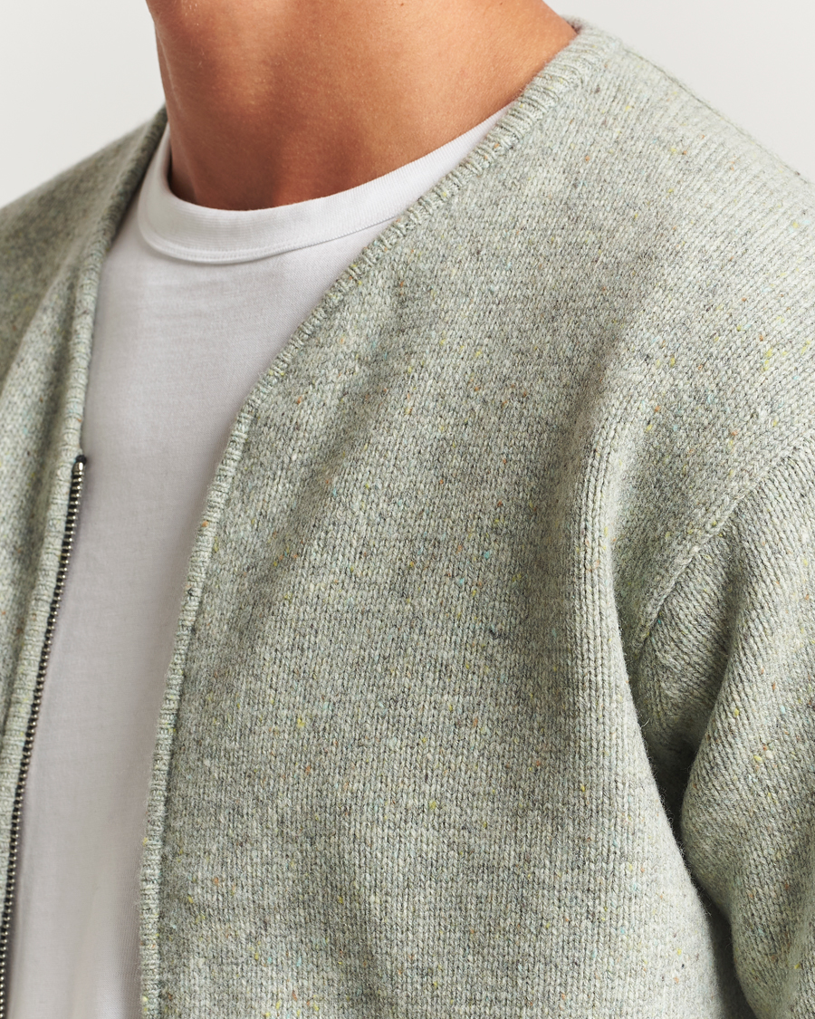 Herr | Tröjor | Sunflower | Donegal Zip Cardigan Green