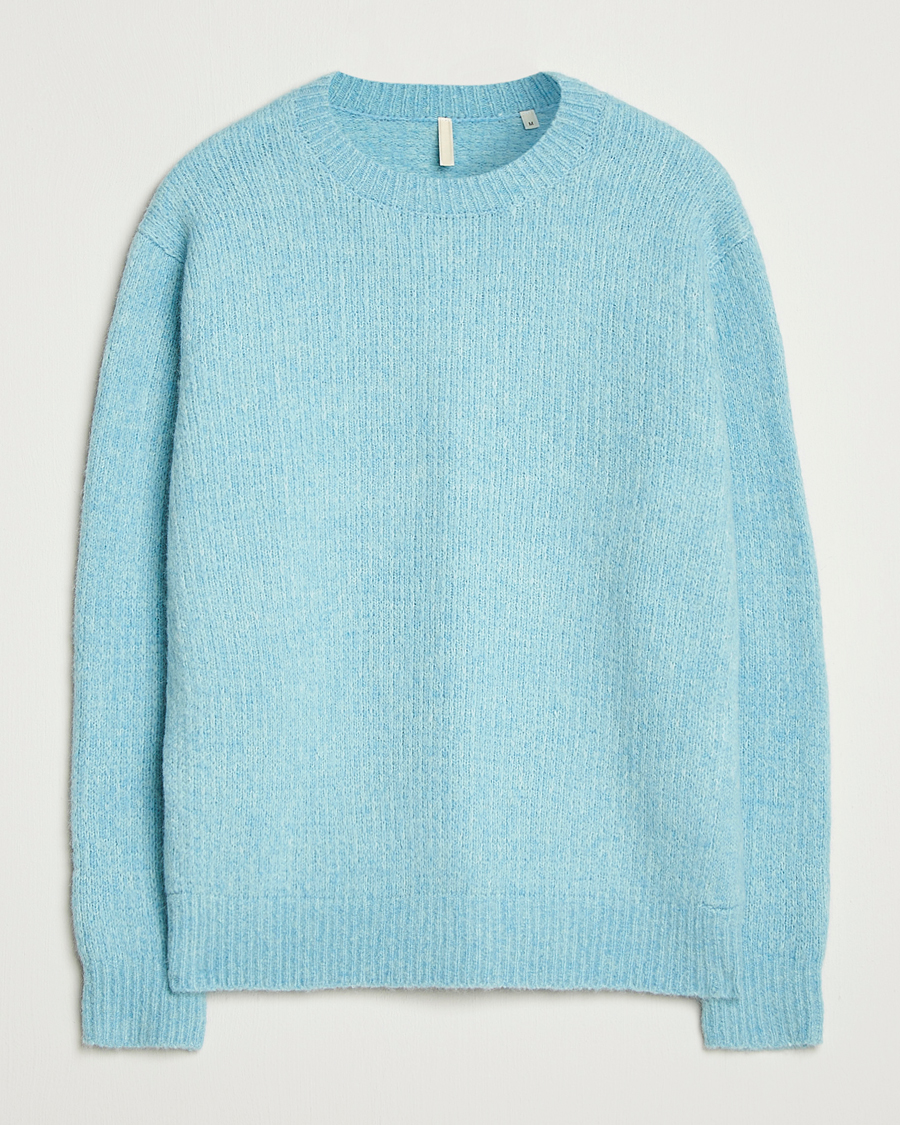 Herr | Tröjor | Sunflower | Yak Sweater Ice Blue