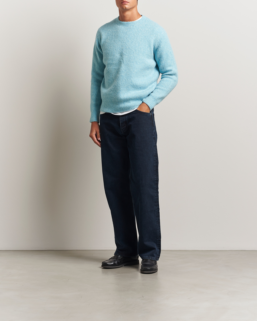 Herr | Tröjor | Sunflower | Yak Sweater Ice Blue