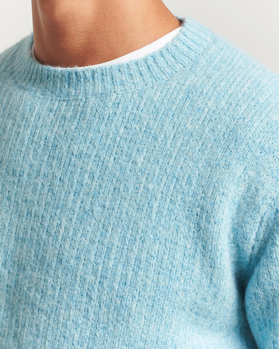 Herr | Tröjor | Sunflower | Yak Sweater Ice Blue