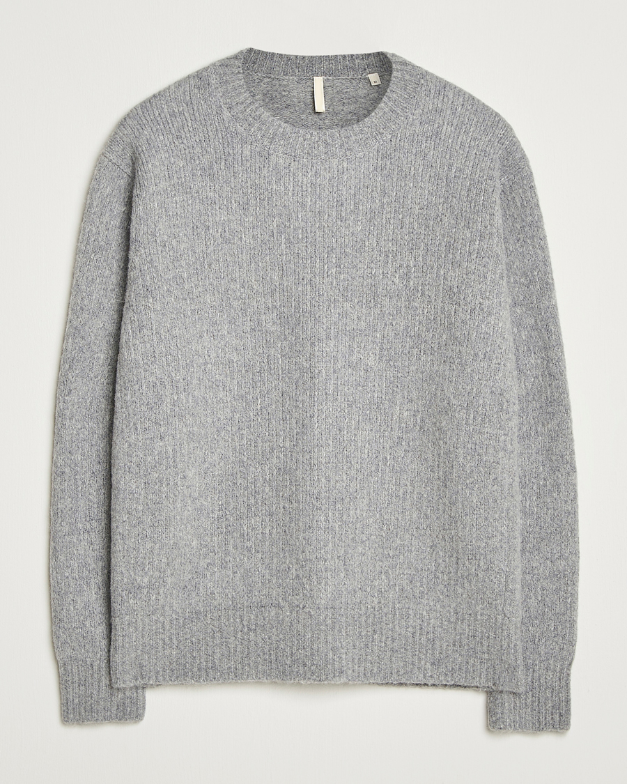 Herr | Tröjor | Sunflower | Yak Sweater Grey Melange