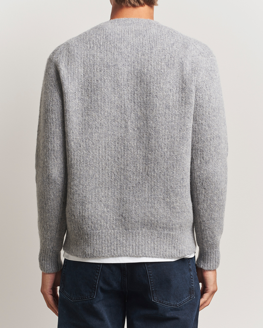 Herr | Tröjor | Sunflower | Yak Sweater Grey Melange