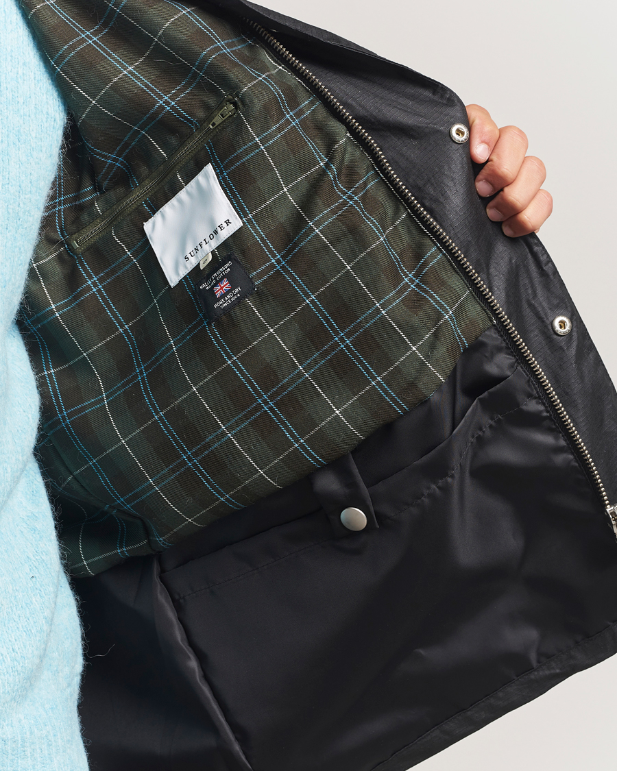 Herr | Jackor | Sunflower | Waxed Ripstop Jacket Black