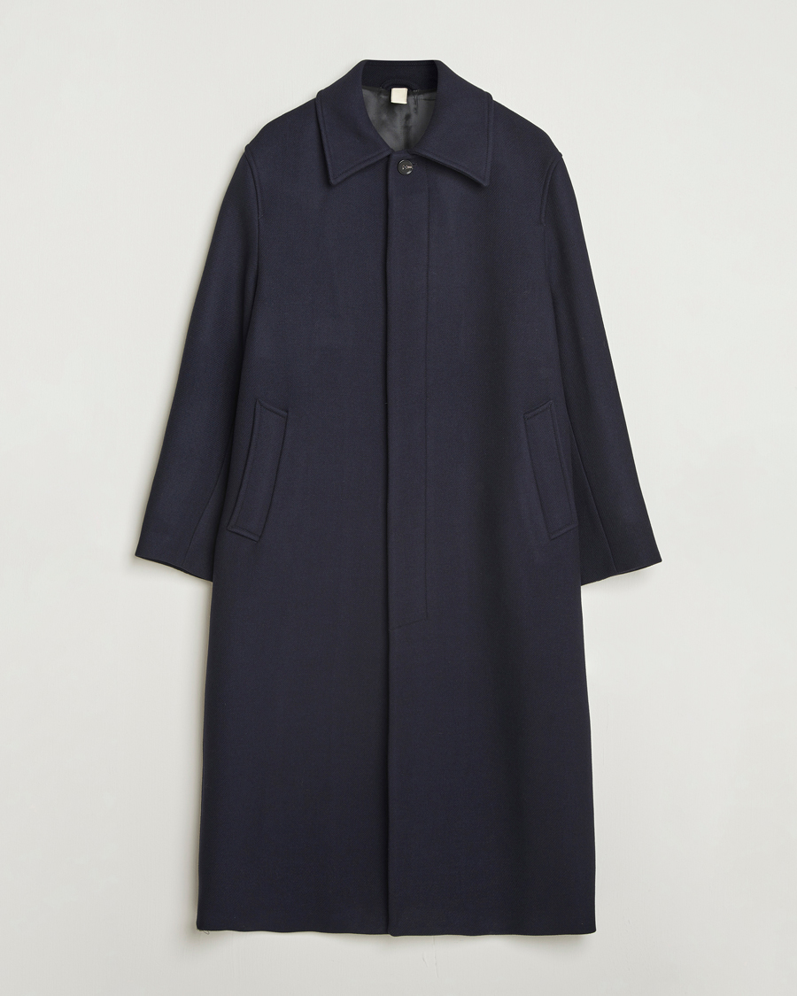 Herr | Jackor | Sunflower | Wool Winter Coat Navy