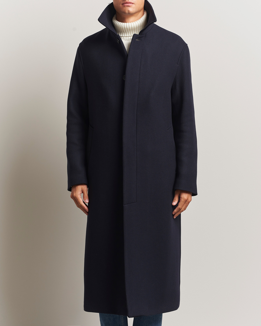 Herr | Jackor | Sunflower | Wool Winter Coat Navy