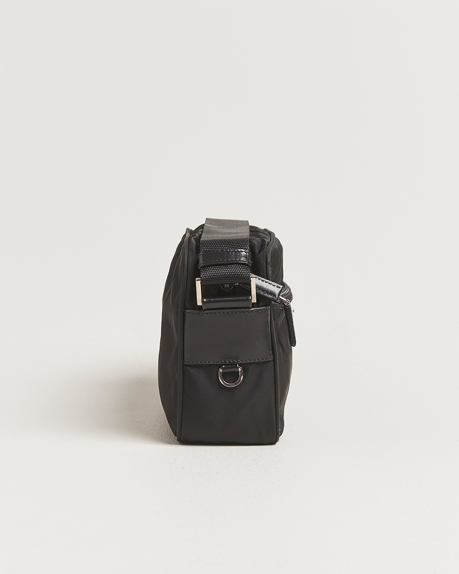 Herr | Pre-Owned & Vintage Bags | Prada Pre-Owned | Tessuto Nylon Leather Shoulder Bag Black