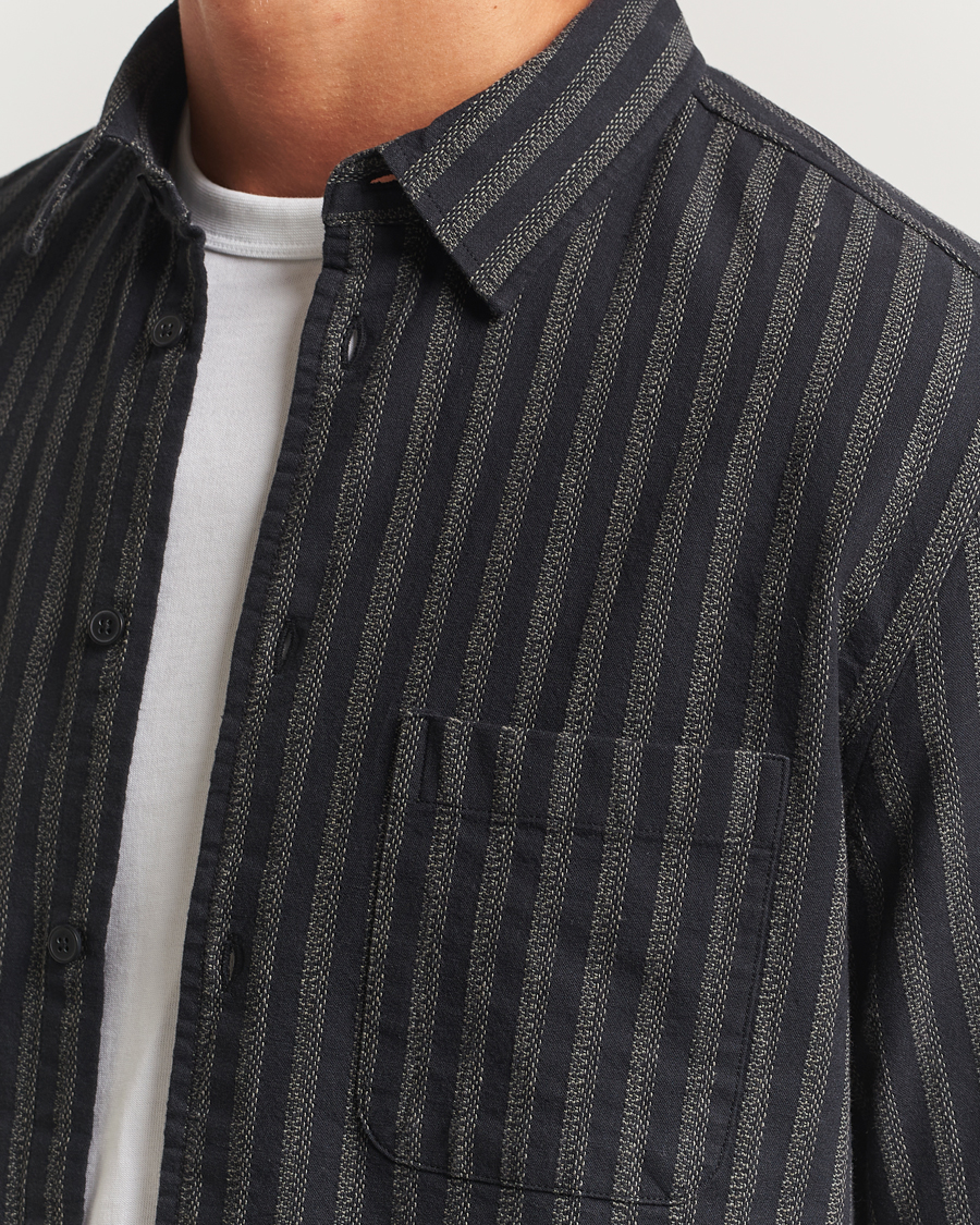 Herr | Skjortor | Samsøe Samsøe | Liam Striped Shirt Castor Grey