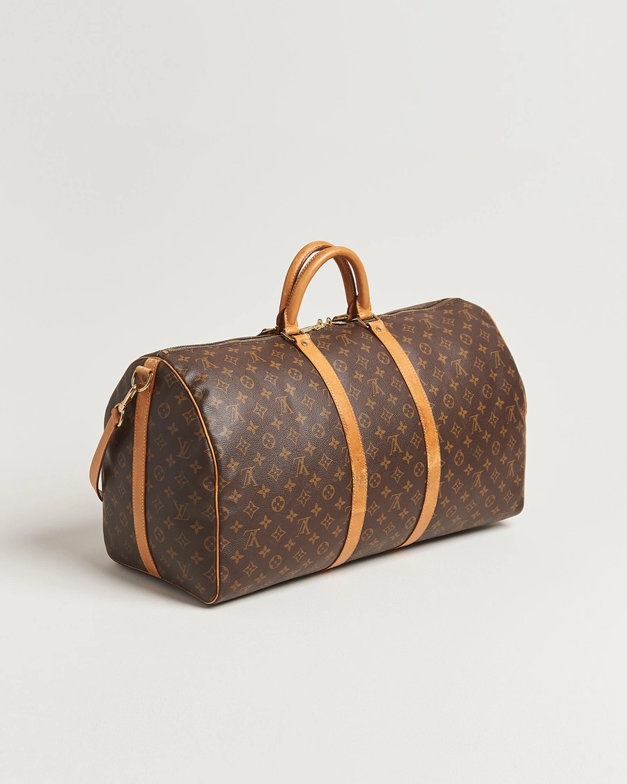 Herr | Pre-Owned & Vintage Bags | Louis Vuitton Pre-Owned | Keepall Bandoulière 55 Monogram