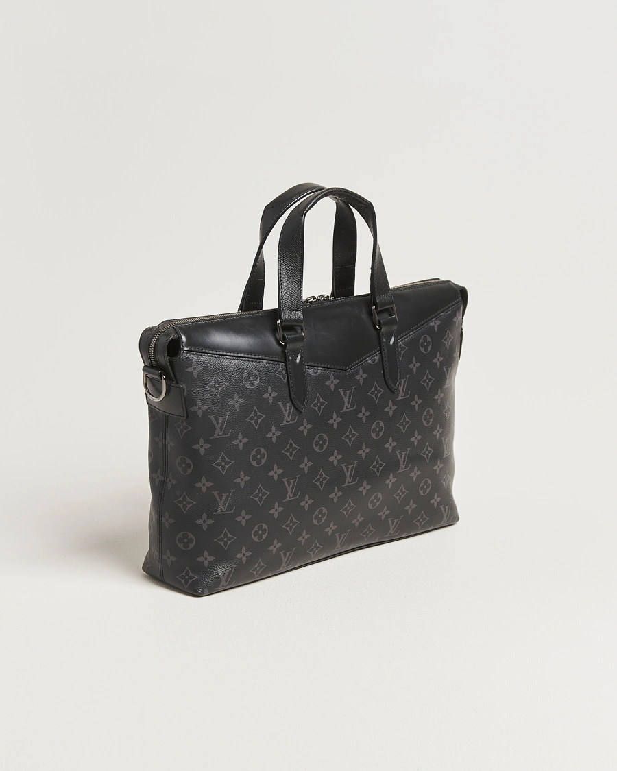 Herr | Pre-Owned & Vintage Bags | Louis Vuitton Pre-Owned | Briefcase Explorer Monogram Eclipse