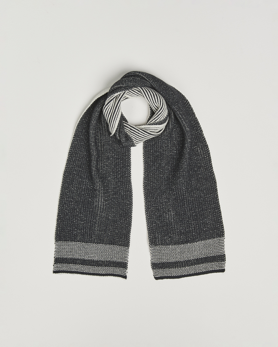 Herr | Halsdukar | BEAMS PLUS | Wool/Cashmere Rib Scarf Grey