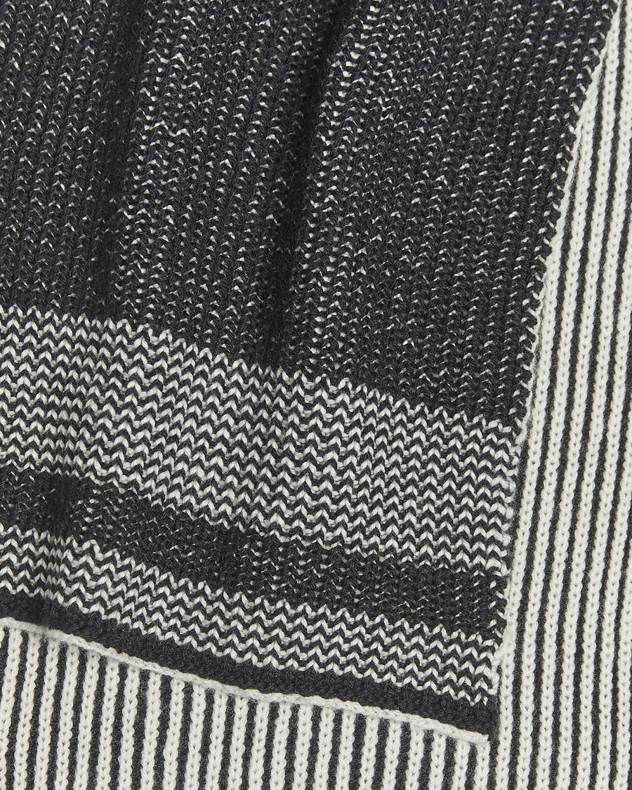Herr | Halsdukar | BEAMS PLUS | Wool/Cashmere Rib Scarf Grey