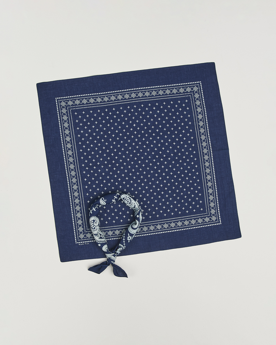 Herr | Näsdukar | BEAMS PLUS | 2-Pack Bandana Set Navy