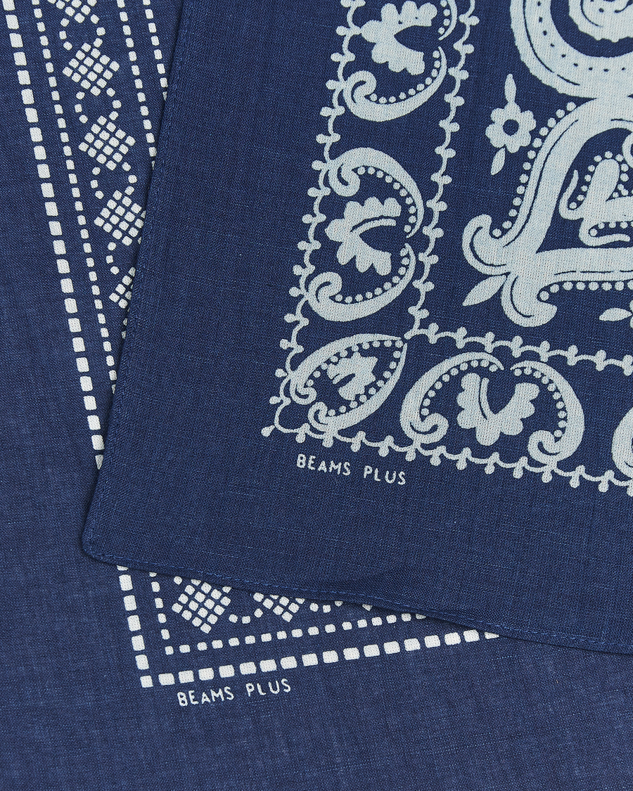 Herr | Näsdukar | BEAMS PLUS | 2-Pack Bandana Set Navy